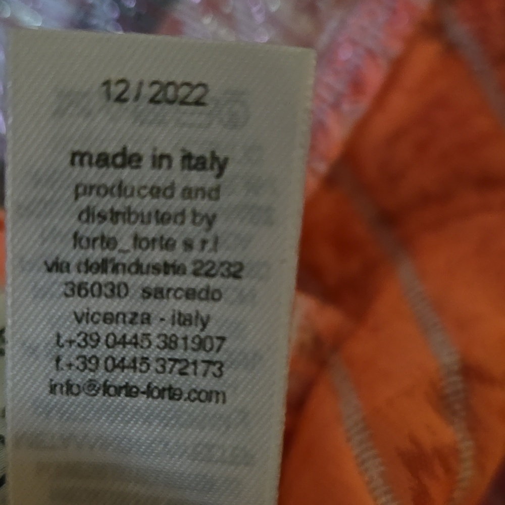 FORTE FORTE Patterned Jacquard Open front Gilet Vest Jacket Cardigan Size 1 Glam - Picture 16 of 16